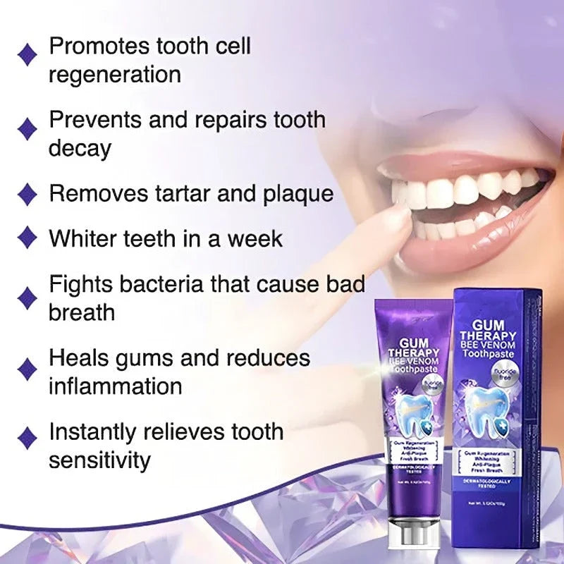 Bee Venom Toothpaste for Sensitive Gums