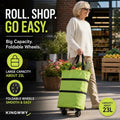 Rolling Grocery Shopping Bag