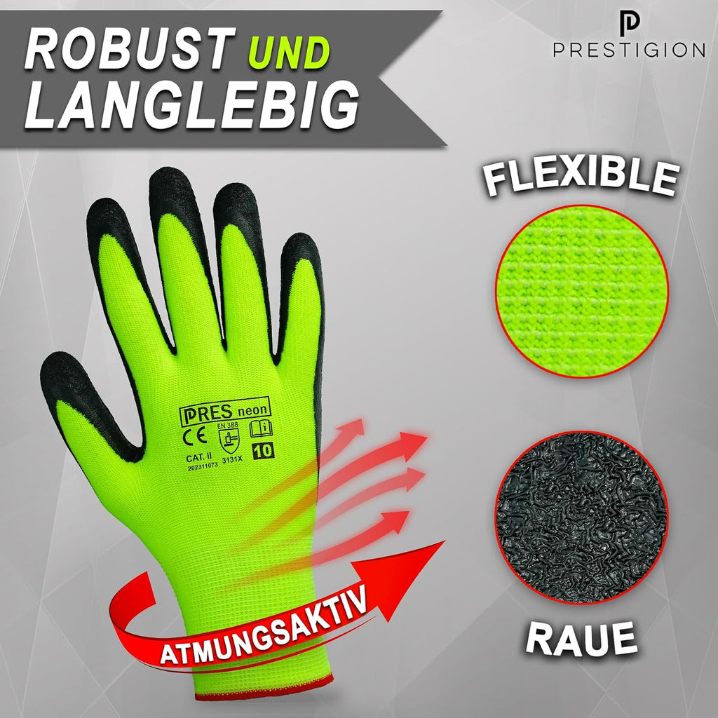 Heavy Duty Gardening & Work Gloves | Anti-Slip Grip | Breathable & Durable