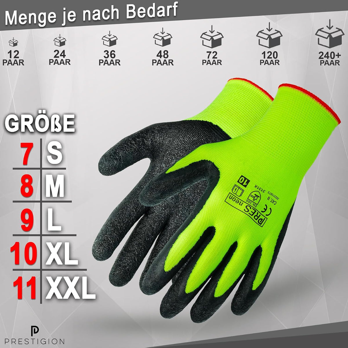 Heavy Duty Gardening & Work Gloves | Anti-Slip Grip | Breathable & Durable