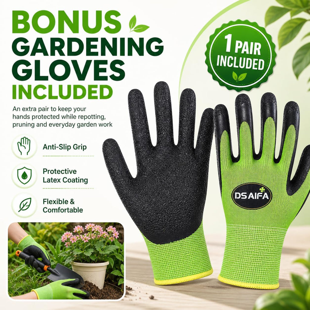 Heavy Duty Gardening & Work Gloves | Anti-Slip Grip | Breathable & Durable
