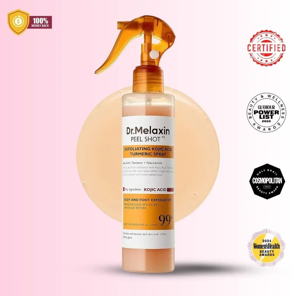 Dr. Melacure Body Kojic Acid Turmeric Exfoliating Spray