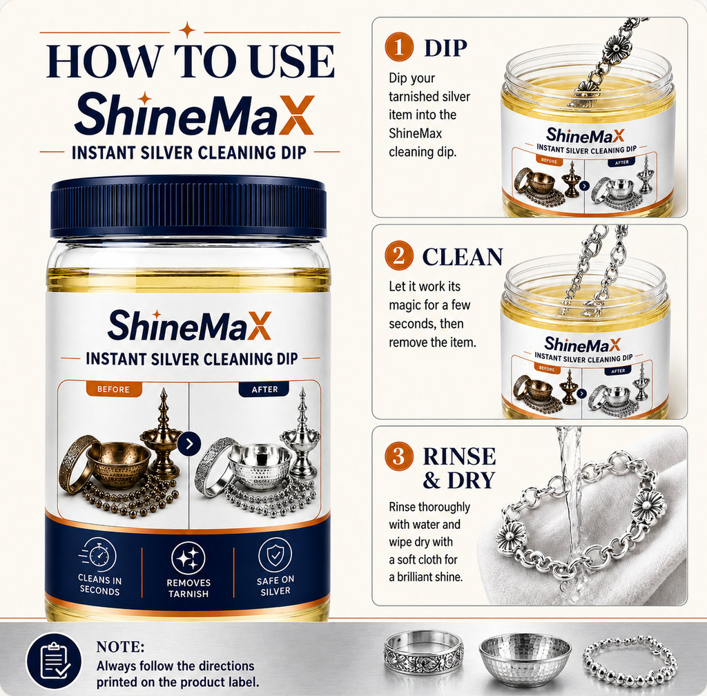 Instant Silver Cleaner (Buy 1 Get 1 FREE ) Festive Dhamaka 🔥