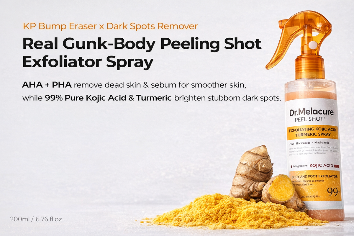 Dr. Melacure Body Kojic Acid Turmeric Exfoliating Spray