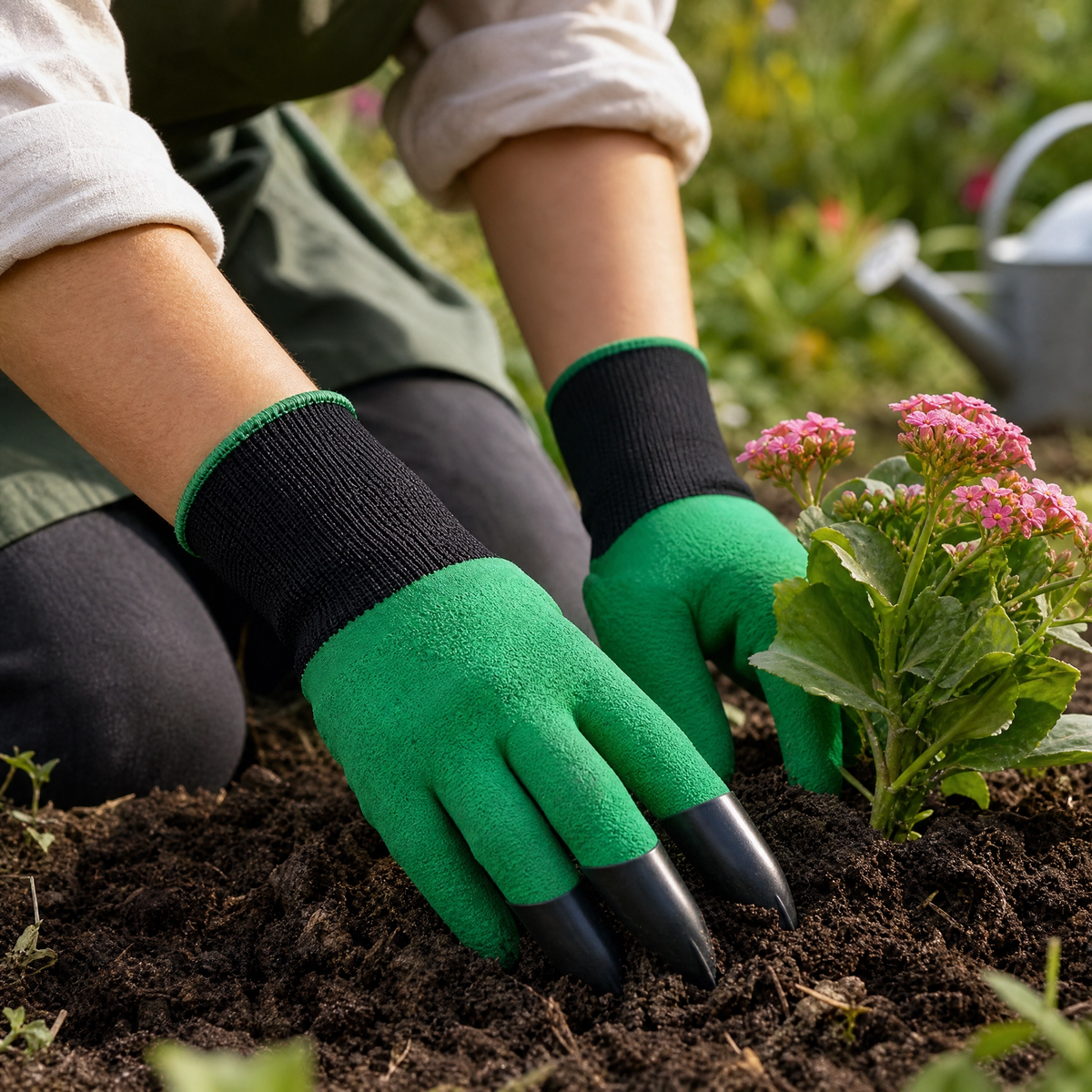 Garden Genie Claw Gloves – Digging & Planting Gloves for Home Garden